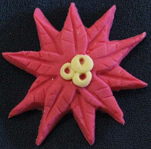 Poinsetta Silicone Mould